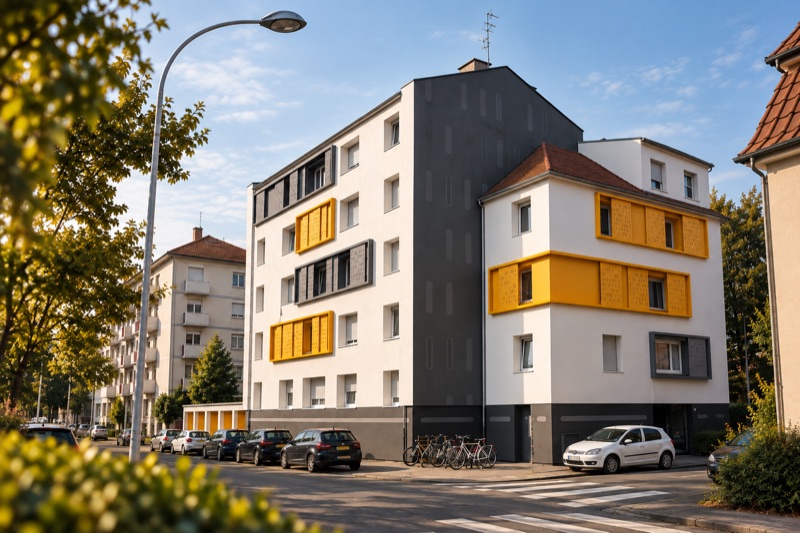 Rénovation BBC d'un immeuble d'habitation